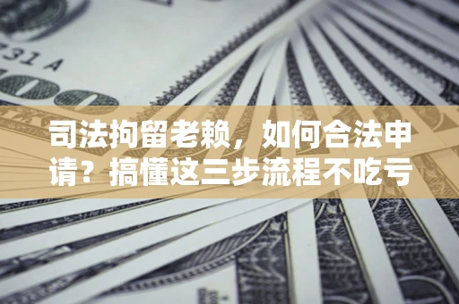 武汉司法拘留老赖，如何合法申请？搞懂这三步流程不吃亏！