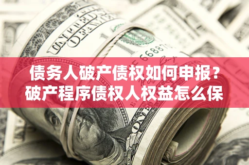 武汉债务人破产债权如何申报？破产程序债权人权益怎么保障？