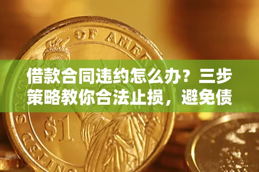 武汉借款合同违约怎么办？三步策略教你合法止损，避免债务危机升级