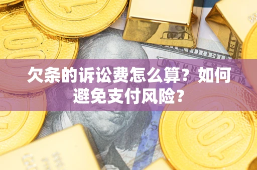 武汉欠条的诉讼费怎么算？如何避免支付风险？