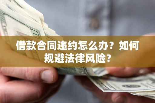 武汉借款合同违约怎么办？如何规避法律风险？